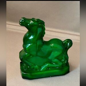 Boyd's Crystal Art Joey the Horse Delphinium green